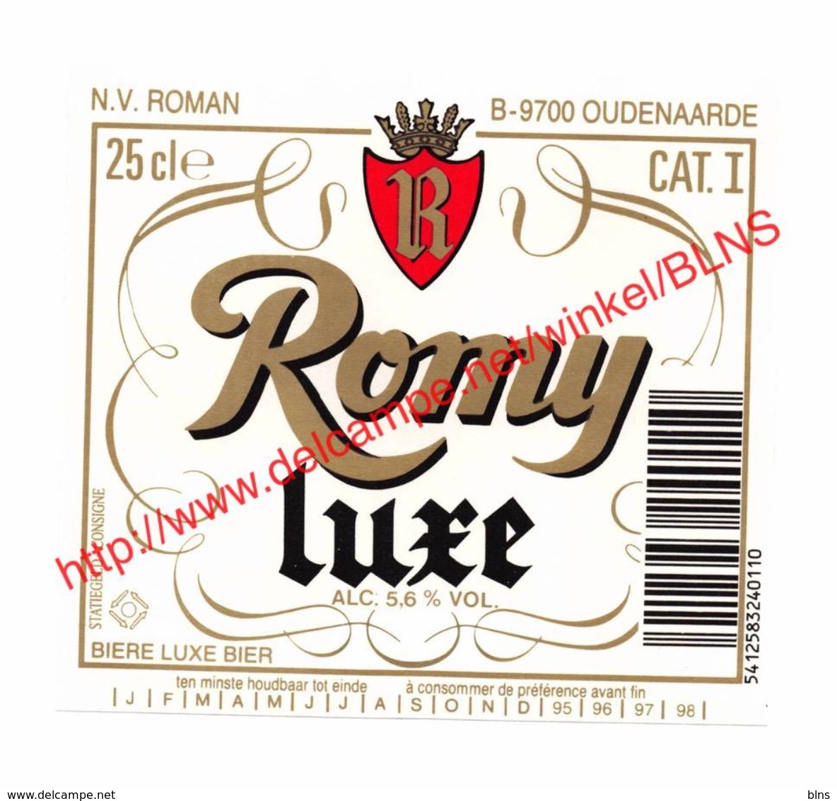 Lot 88 etiketten Brouwerij Roman