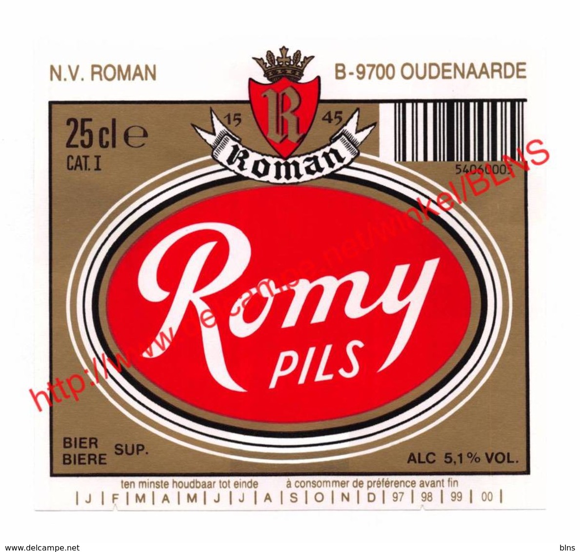 Lot 88 etiketten Brouwerij Roman