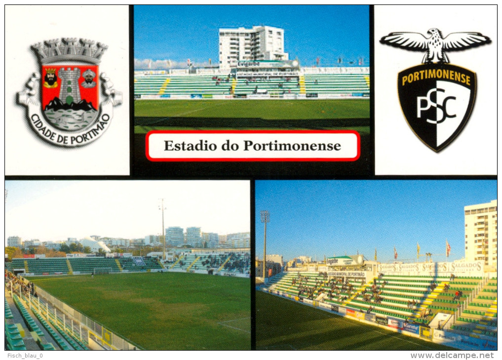 AK Stadion Postkarte Estadio Do Portimonense Sporting Clube Portimão Portimao Portugal Football Stadium Stadio Calcio - Fussball