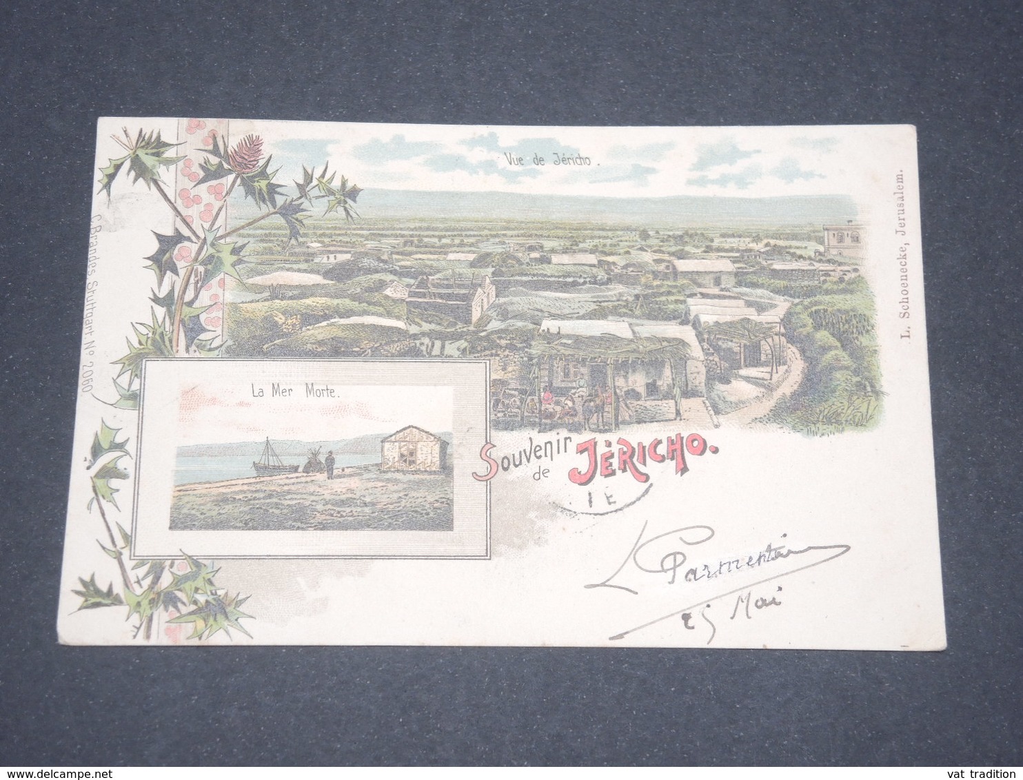 Carte Postale Colorée De Jéricho  - Superbe Et Rare - Voyagée - P 22563 - Palestine