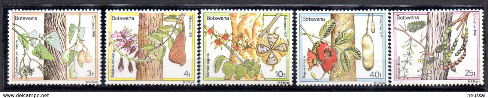 Serie Nº 326/30  Bostwana Navidad - Botswana (1966-...)