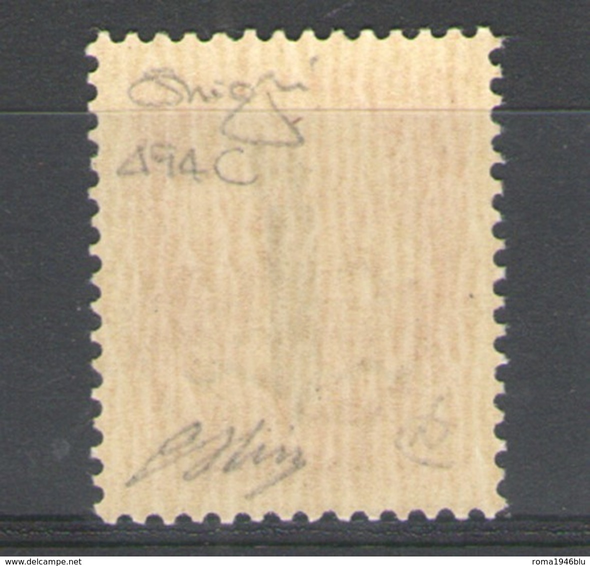 RSI 1944 75 C. SCAMBIO DI COLORE SASSONE N. 494C ** MNH F.TO VIGNATI/RAYBAUDI - Nuovi