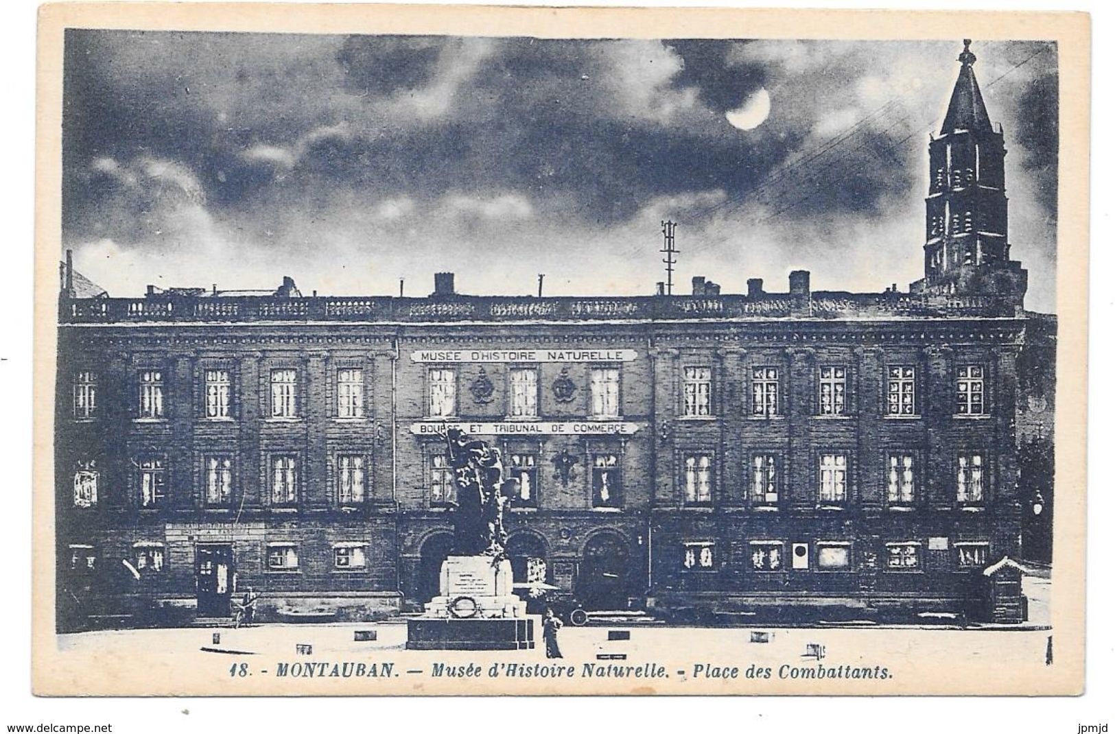 82 - MONTAUBAN - Musée D'Histoire Naturelle - Place Des Combattants - Ed. G. Artaud N° 18 - Effet Lune - Montauban