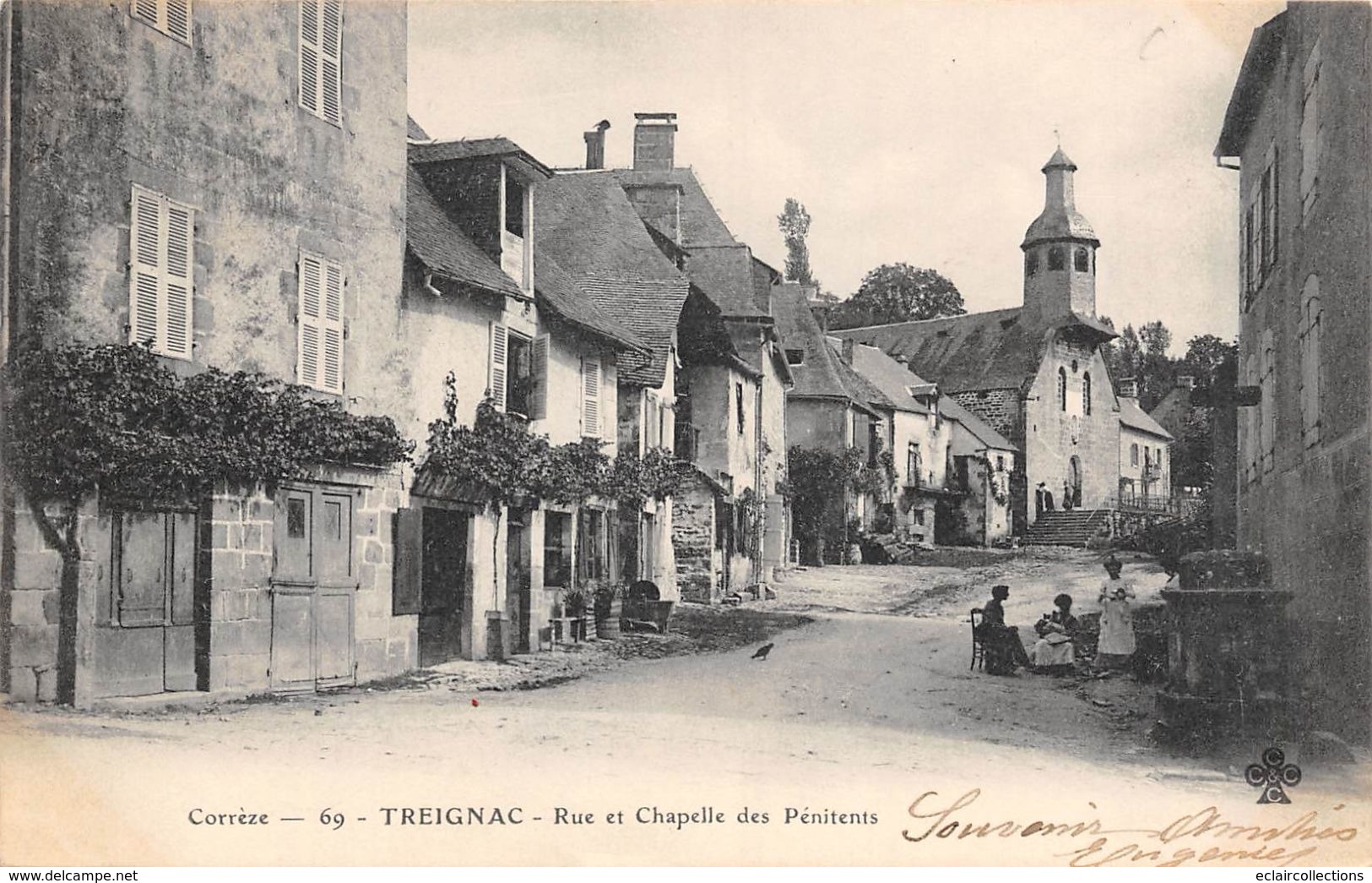 Treignac       19         Rue Et Chapelle Des Pénitents           (voir Scan) - Treignac