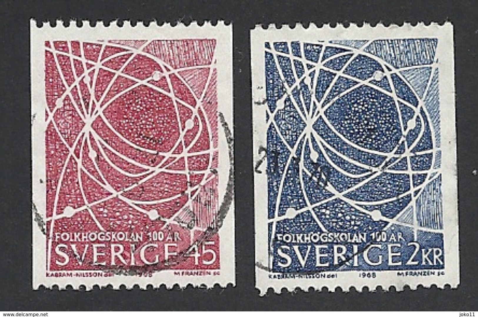 Schweden, 1968, Michel-Nr. 614-615, Gestempelt - Used Stamps