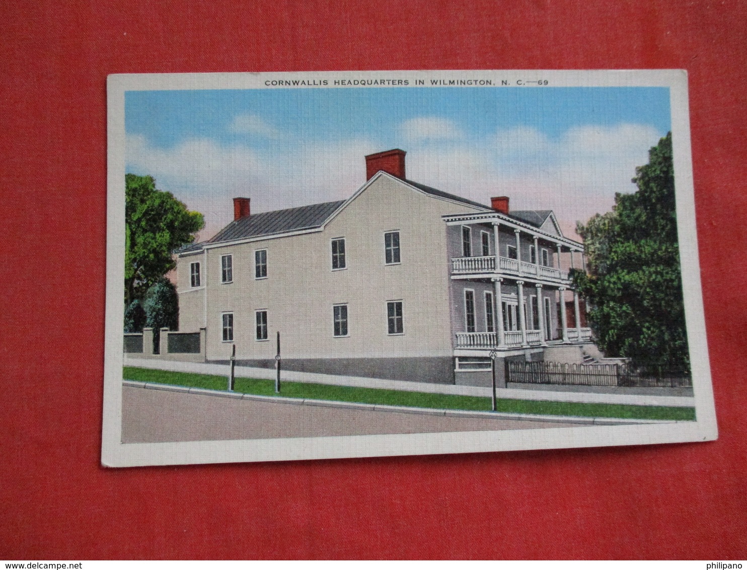 Cornwallis HQ In  Wilmington   North Carolina Ref 2818 - Wilmington