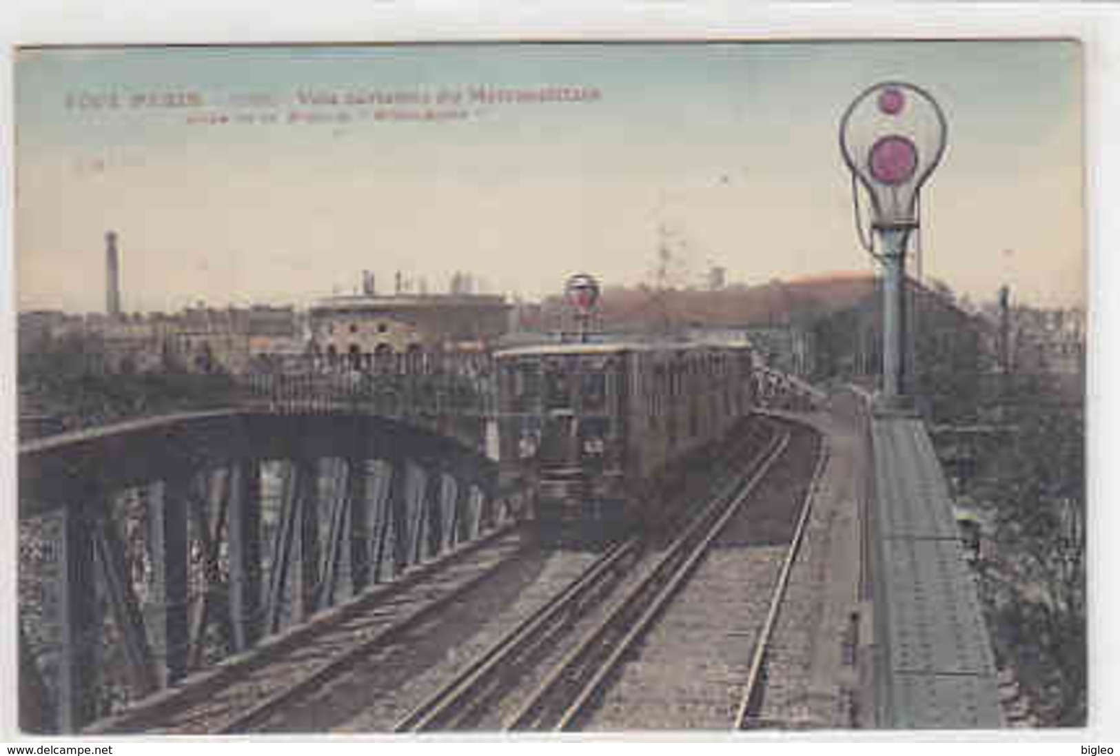 Paris - Près De La Station "Allemagne" - Vignette - 1917        (A-67-100302) - Métro