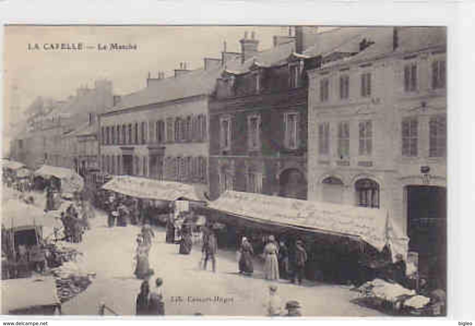 La Capelle - Le Marché - D-Feldpost - 1914       (A-67-100302) - Lothringen