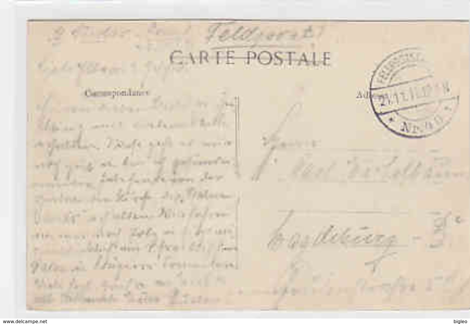 La Capelle - Le Marché - D-Feldpost - 1914       (A-67-100302) - Lothringen