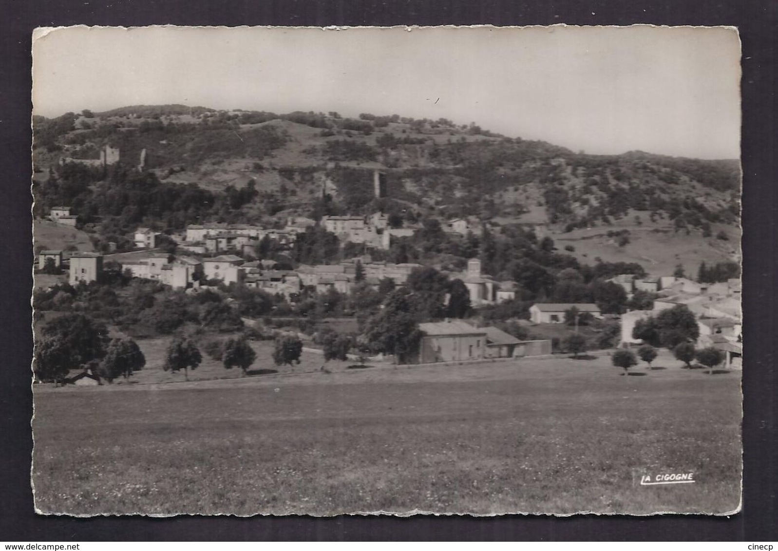 CPSM 26 - BOURDEAUX - Vue Générale - TB PLAN D'ensemble Du Village Avec Détails Des Maisons - Autres & Non Classés