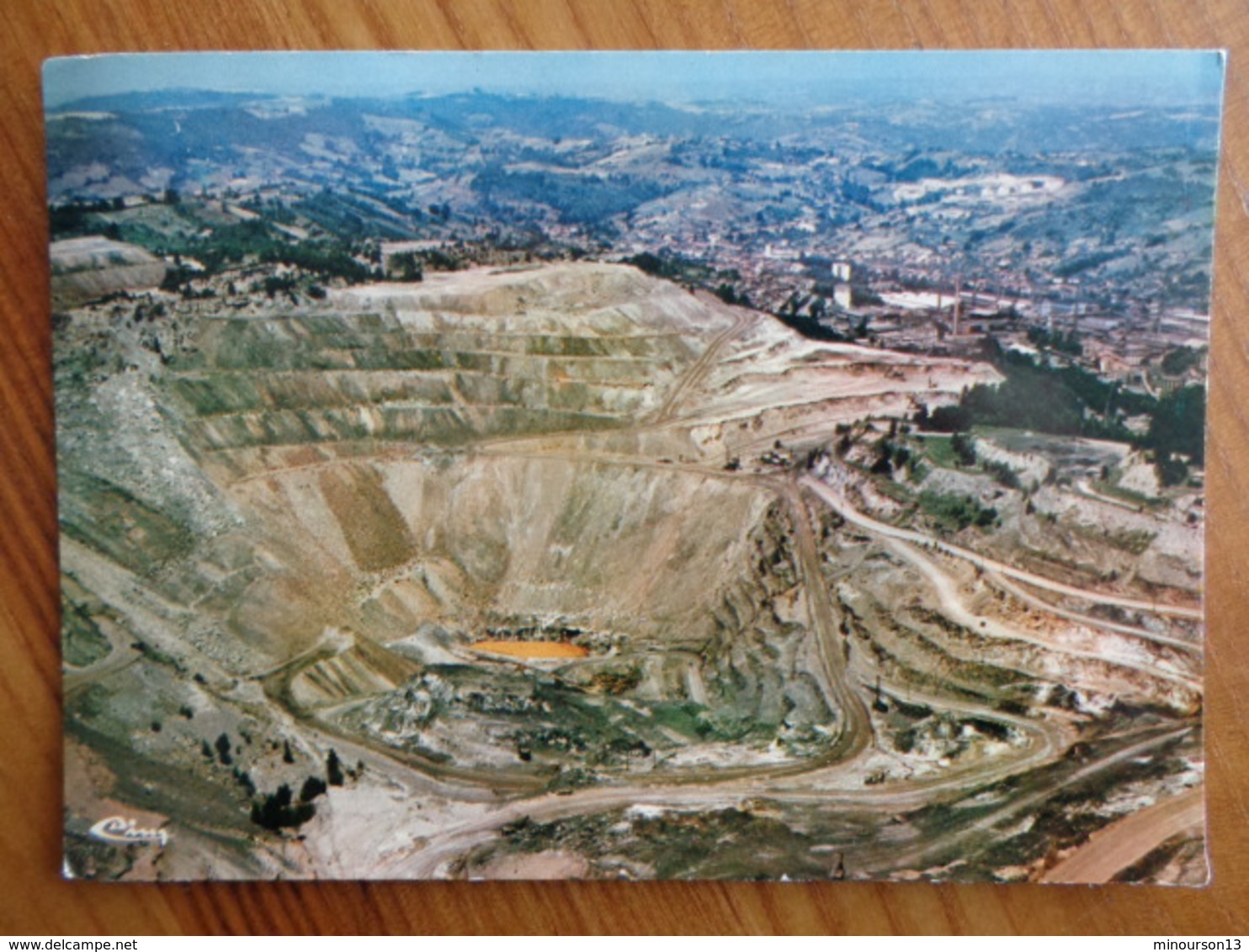 DECAZEVILLE: VUE AERIENNE LA DECOUVERTE MINE A CIEL OUVERT - Decazeville