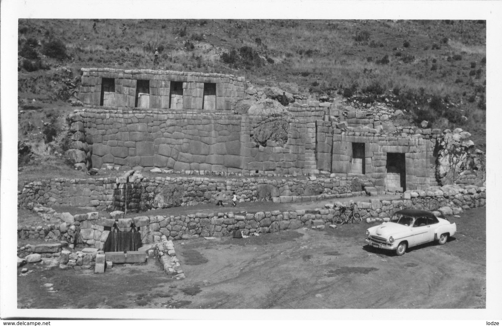 Peru Inka Ruine Cuzco Tampumachay Old Car - Peru