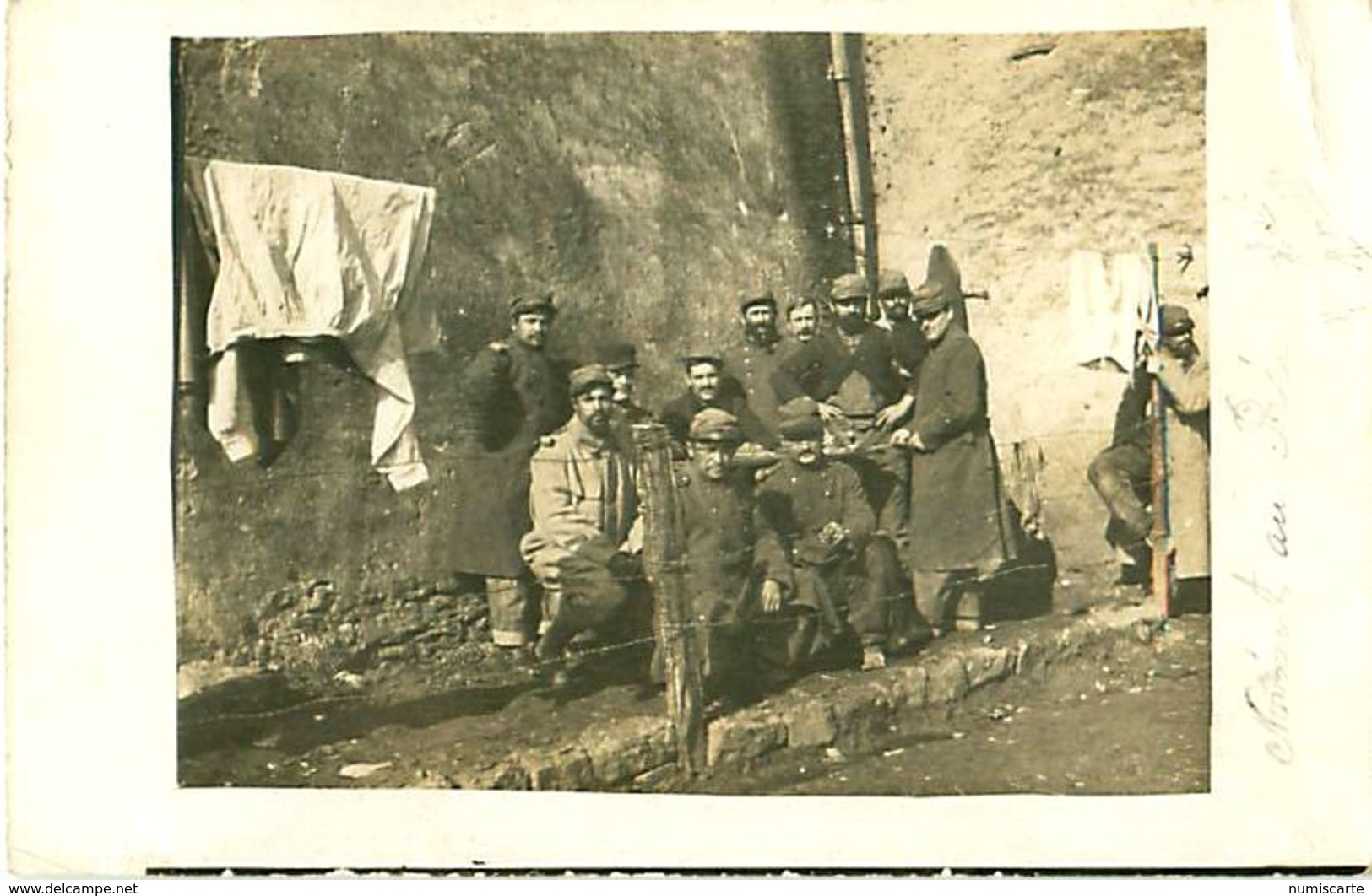 Cpa Photo NOVIANT AUX PRES 54 Groupe De Militaires Du 369e Régiment D' Infanterie, Avril 1915 - War 1914-18