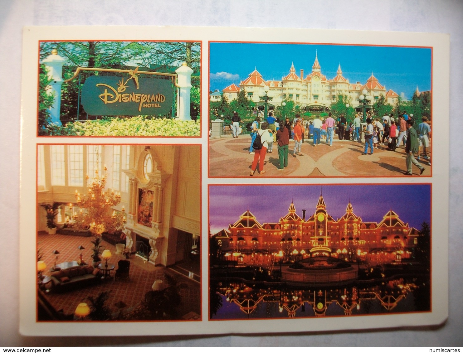 Carte Postale Disney Paris - Disneyland Hotel  ( Couleur Oblitérée ) - Disneyland