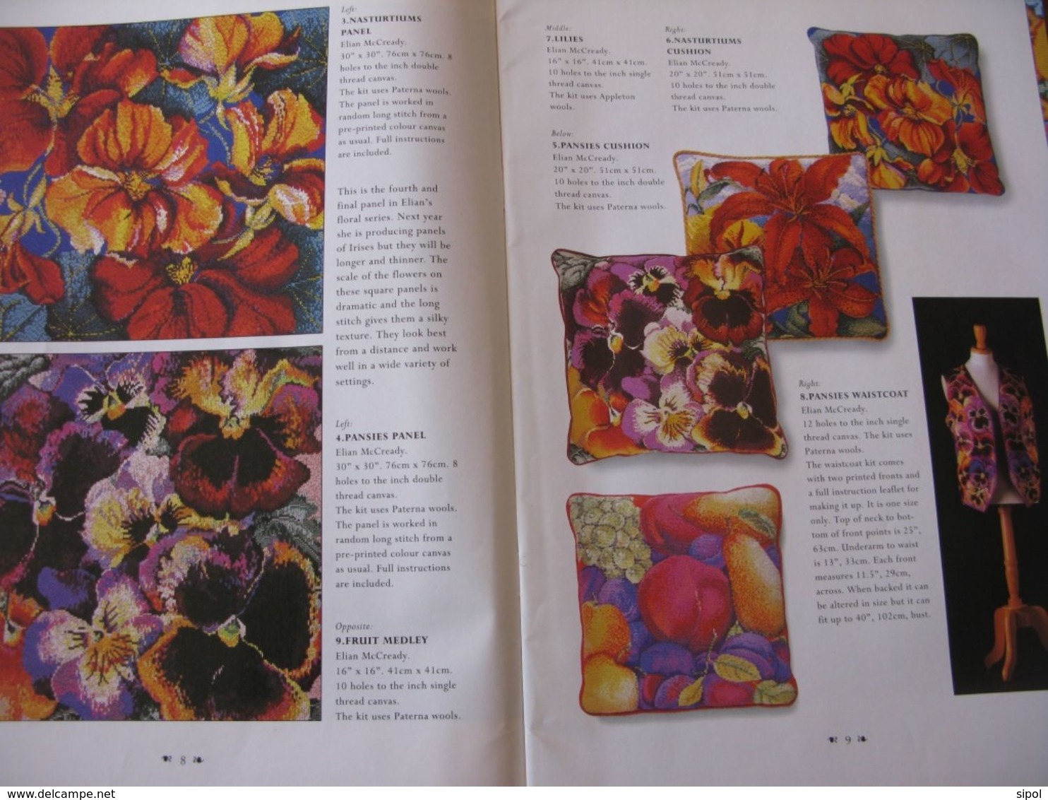 Catalogu1995 Ehrman Tapestry  60 Pages De Modèles Couleur  Avec Références SANS Diagrammes  Tapisserie Laine - Autres & Non Classés