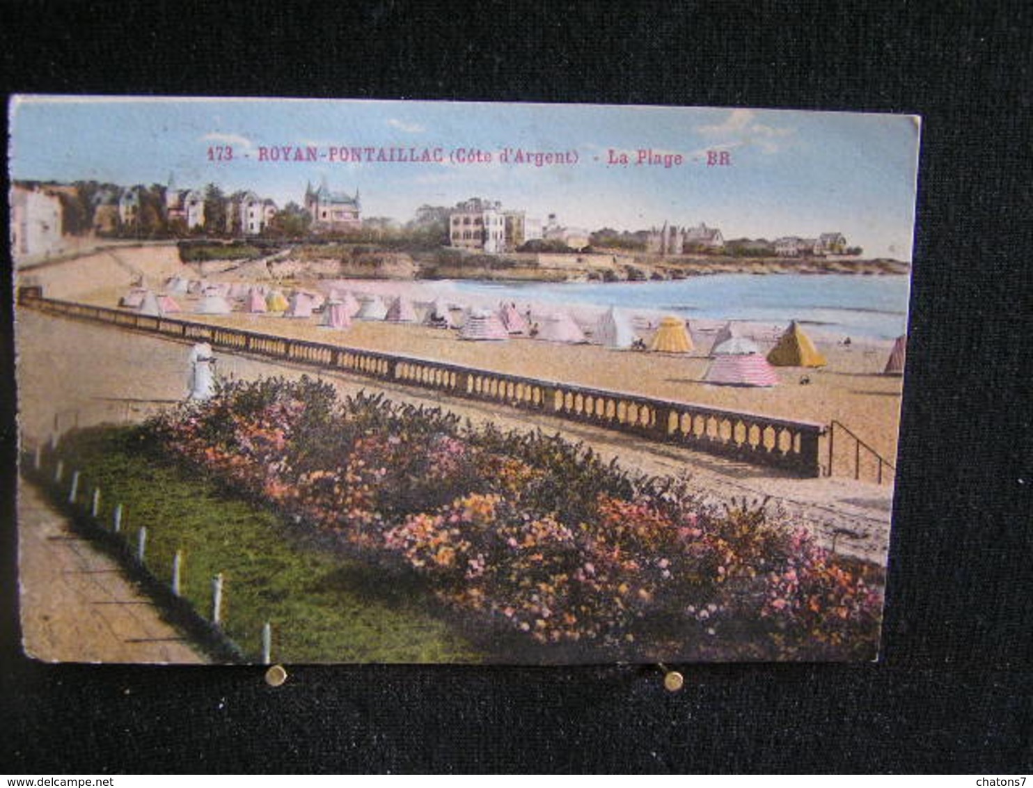 AP4 -244 - France - Royan Fontaillac ( Côte D'Argent ) - La Plage - BR - Circulé 18/08/1929 - Royan