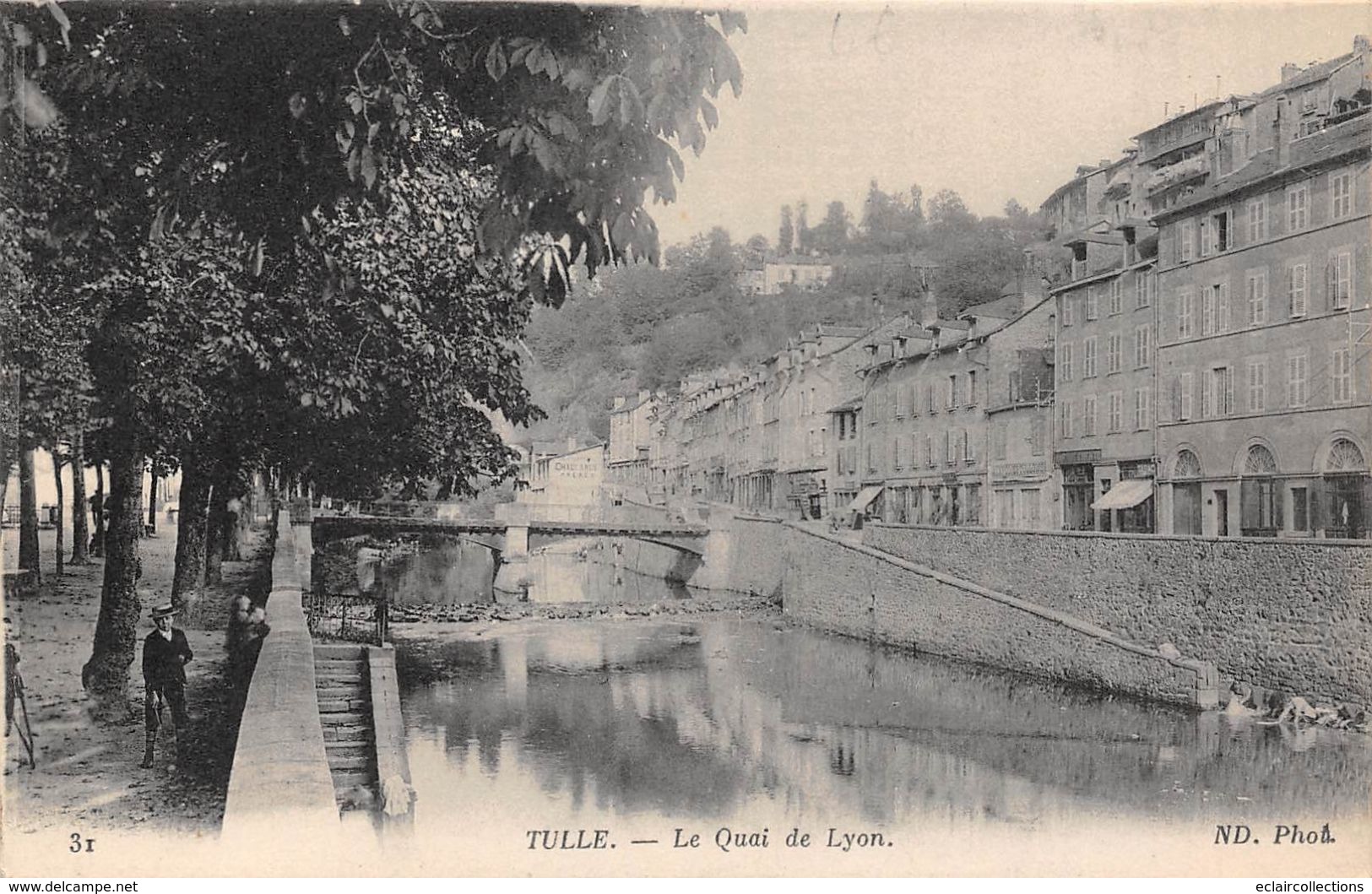 Tulle      19         Le  Quai De Lyon           (voir Scan) - Tulle