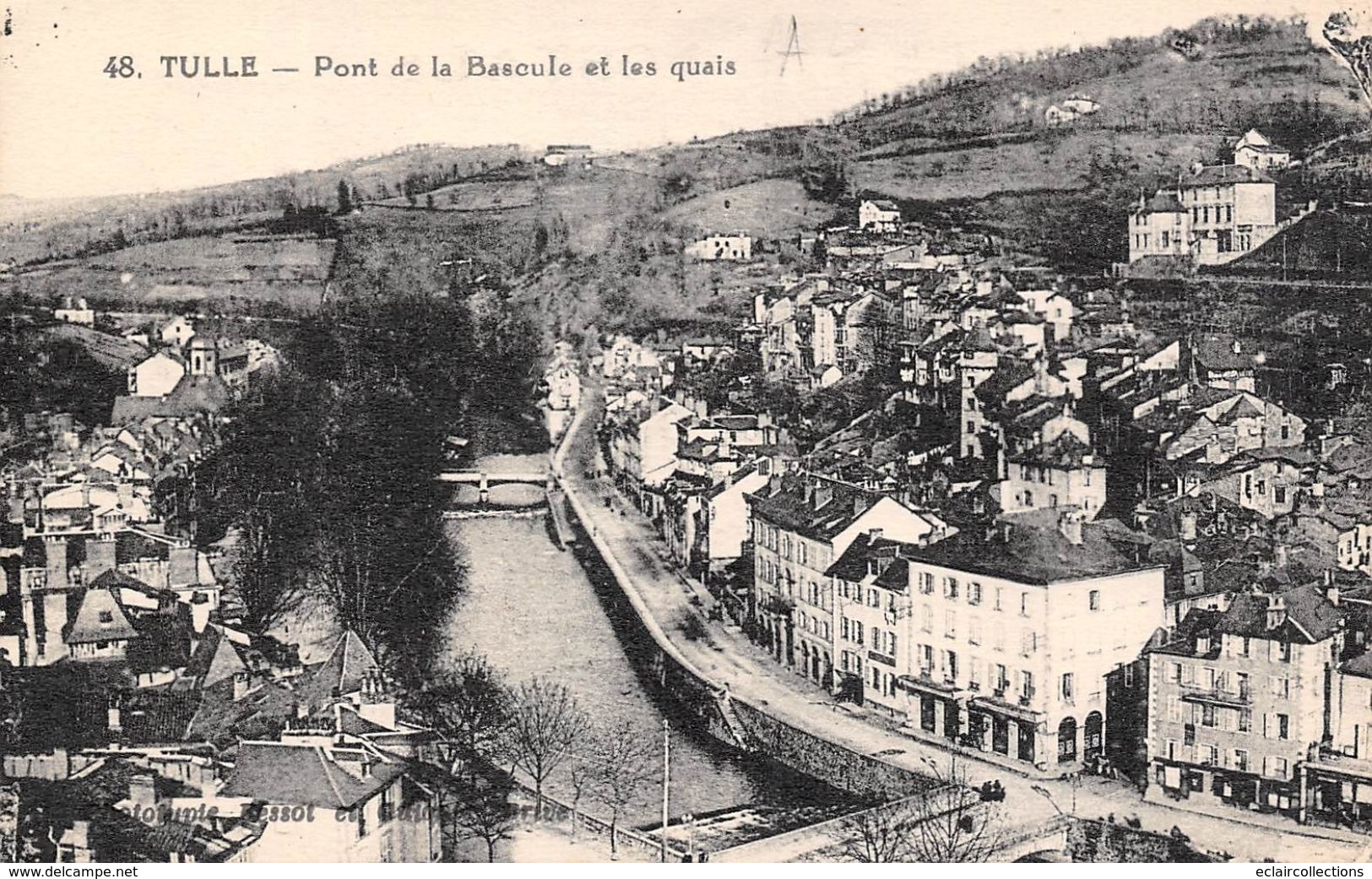 Tulle      19          Pont De La Bascule Et Les Quais           (voir Scan) - Tulle