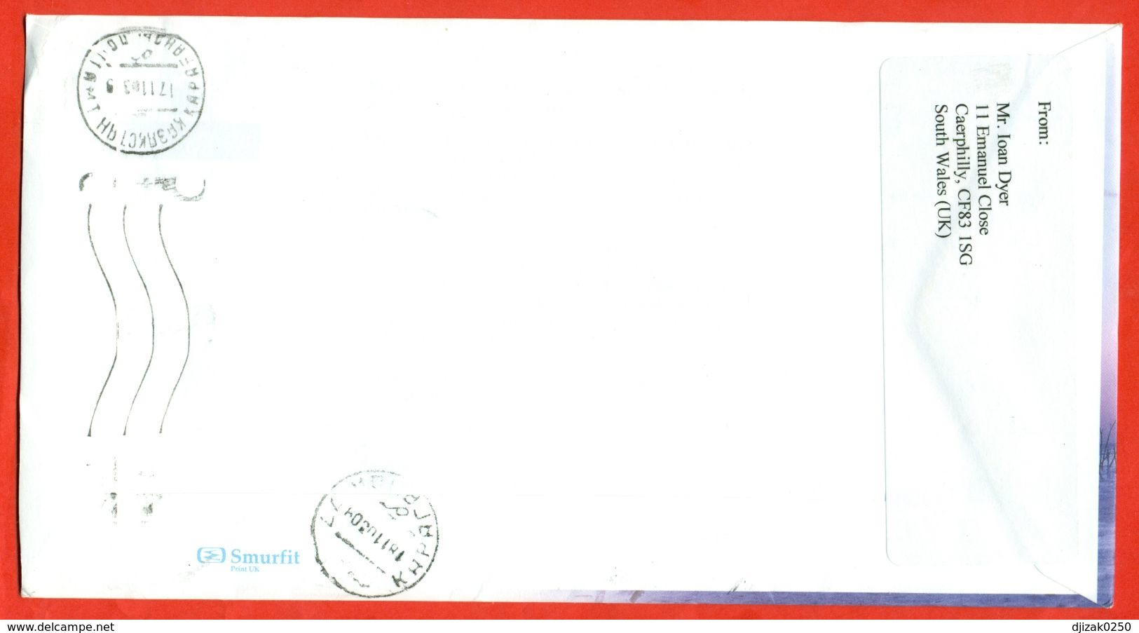 Grand Britain 2003.FDC.Really Passed The Mail.Christmas. - Covers & Documents