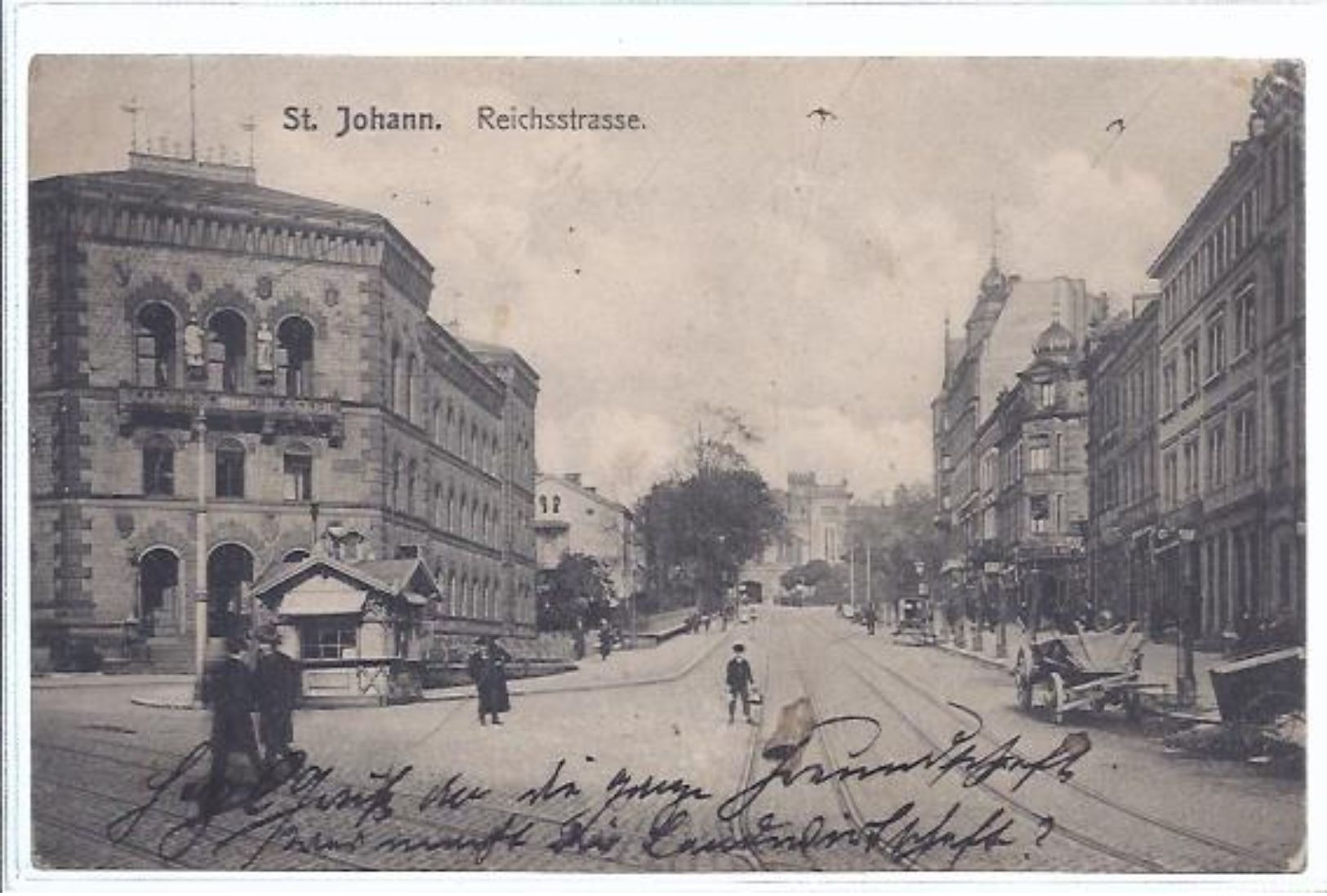 St. Johann    - Saar - Reichsstrasse   - **AK-87900** - Saarbrücken