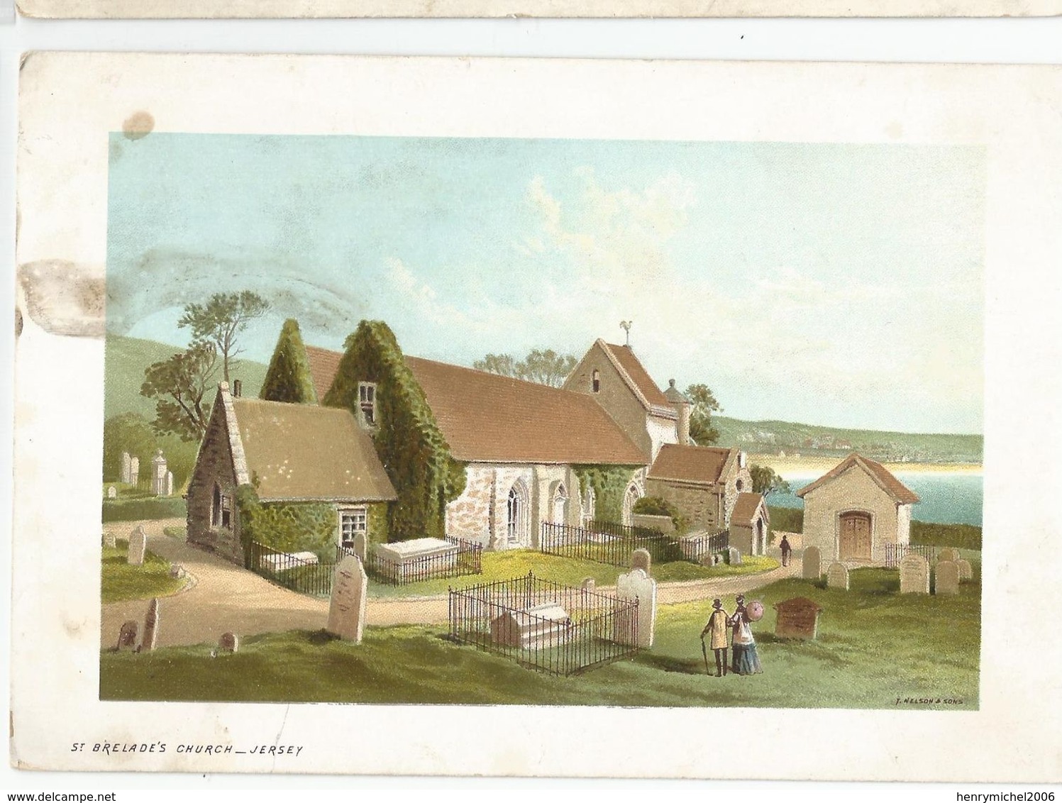 Jersey St Brelade's Church Illustrée 14,5x10 Cm Env - Otros & Sin Clasificación