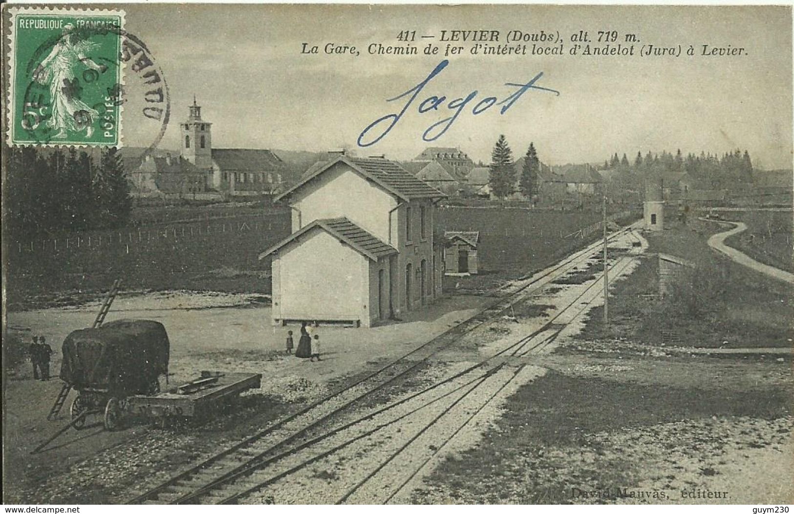 LEVIER Chemin De Fer D'Intérêt Local D'Andelot à Levier - Autres & Non Classés