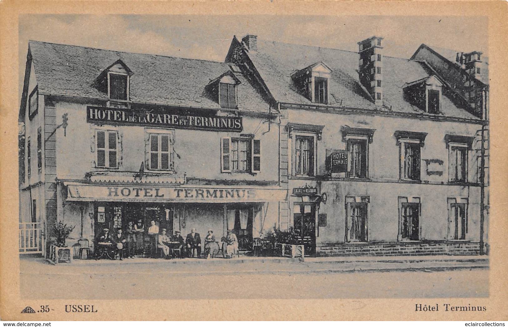 Ussel       19        Hôtel Terminus       (voir Scan) - Ussel