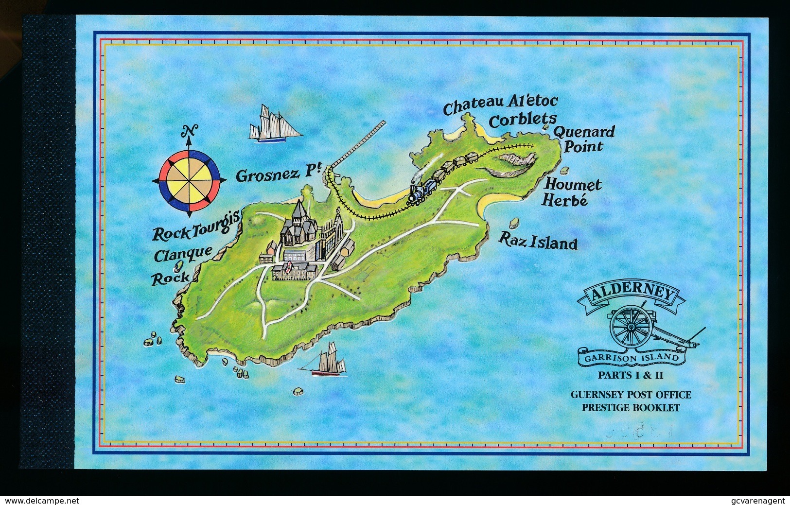 BOOKLET GUERNSEY = ALDERNEY PARTS I & II - Guernsey