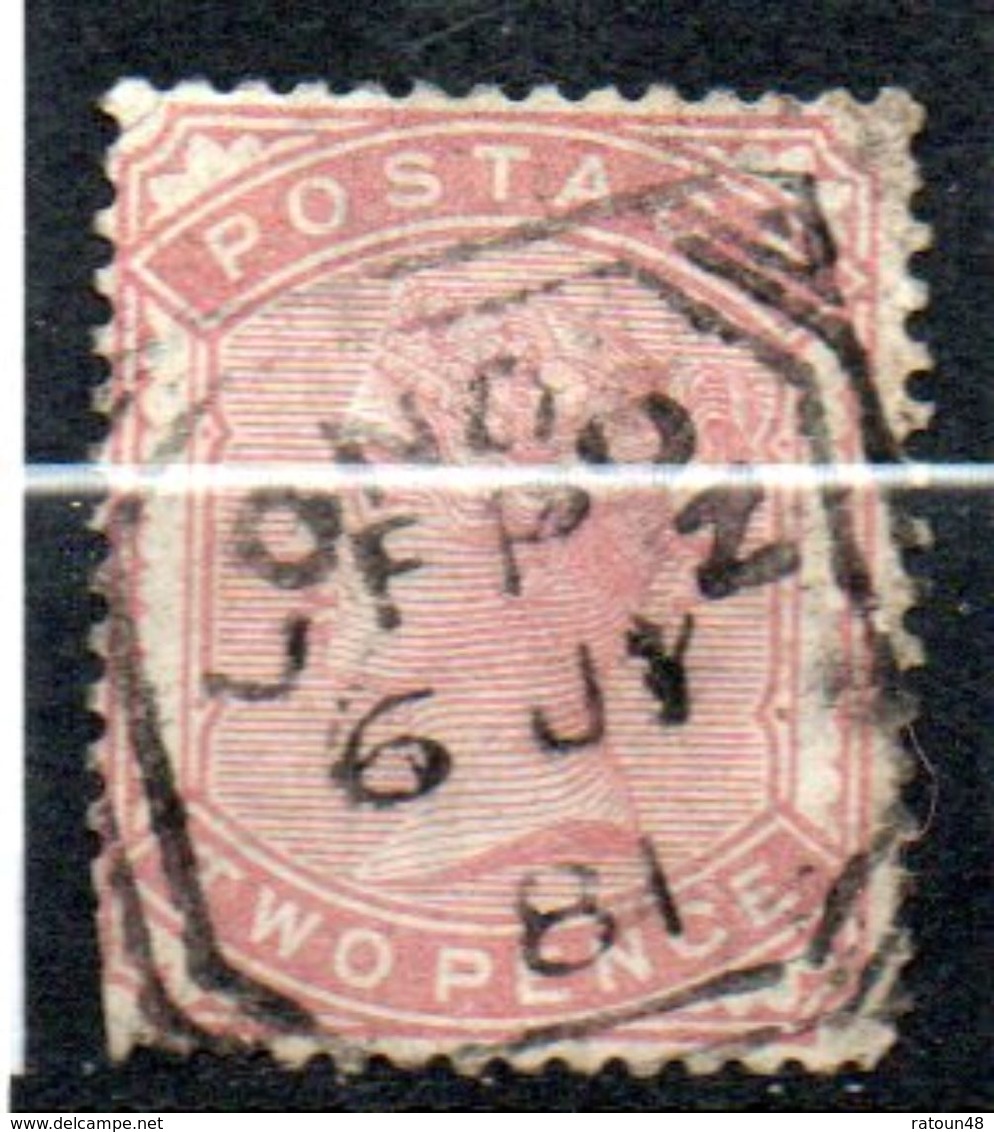 N° 70- Oblitéré - Reine Victoria -  Grande Bretagne - Used Stamps