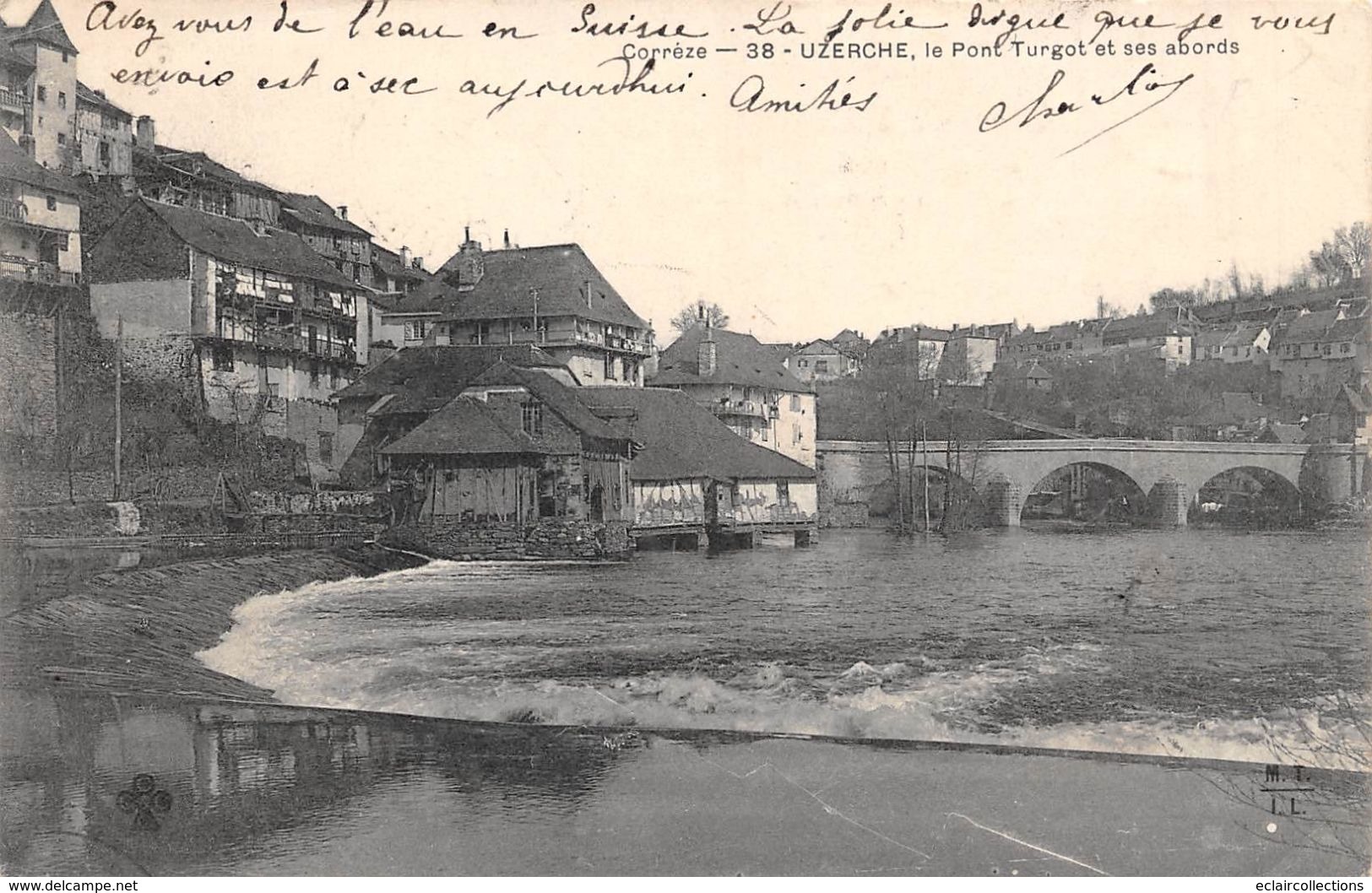 Uzerche      19       Le Pont Turgot Et Ses Abords   (voir Scan) - Uzerche