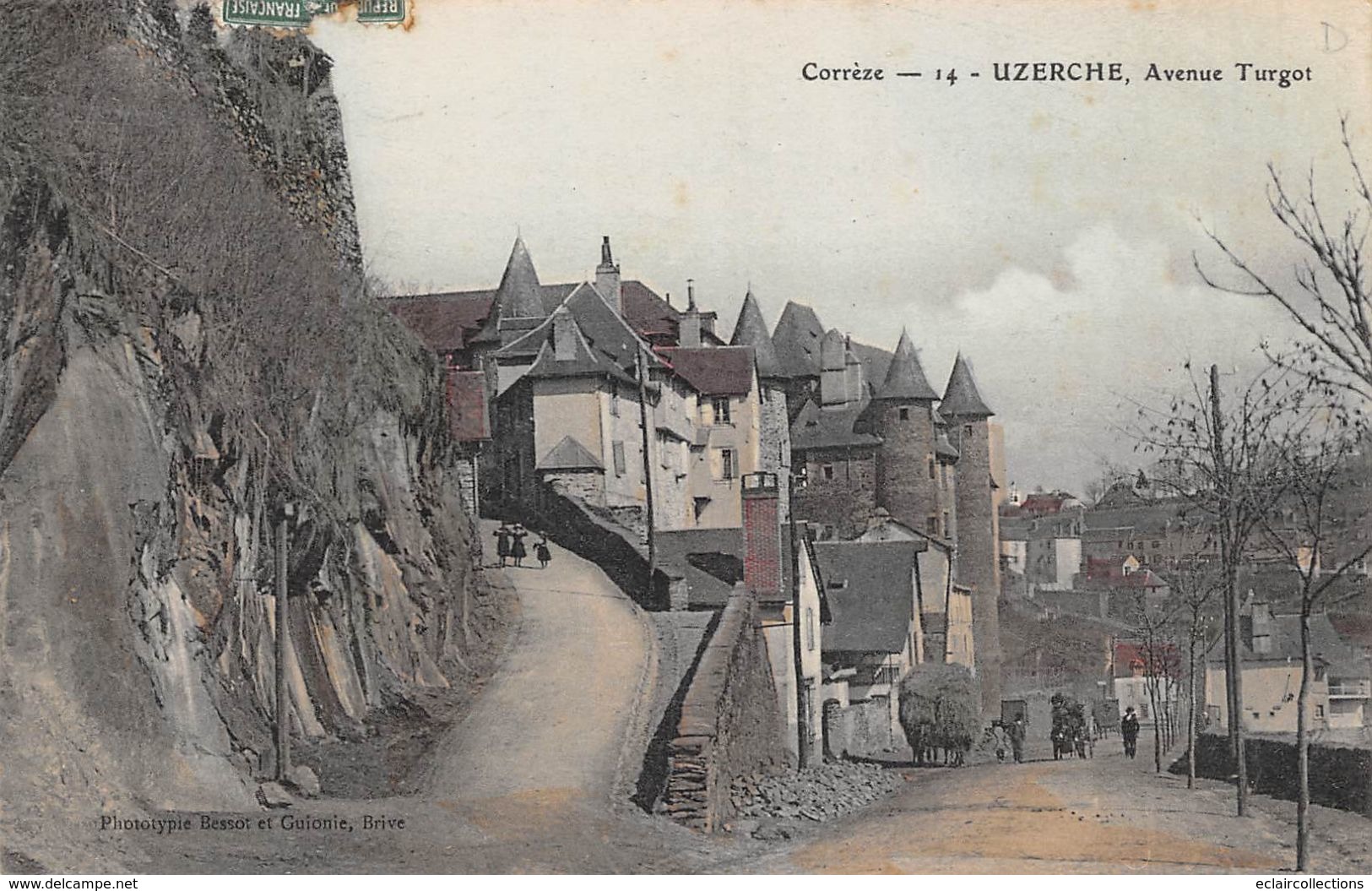 Uzerche      19        Avenue Turgot            (voir Scan) - Uzerche