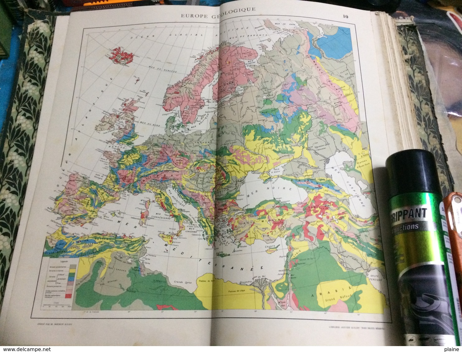 CARTE GÉOGRAPHIQUE- EUROPE GEOLOGIQUE - Geographical Maps