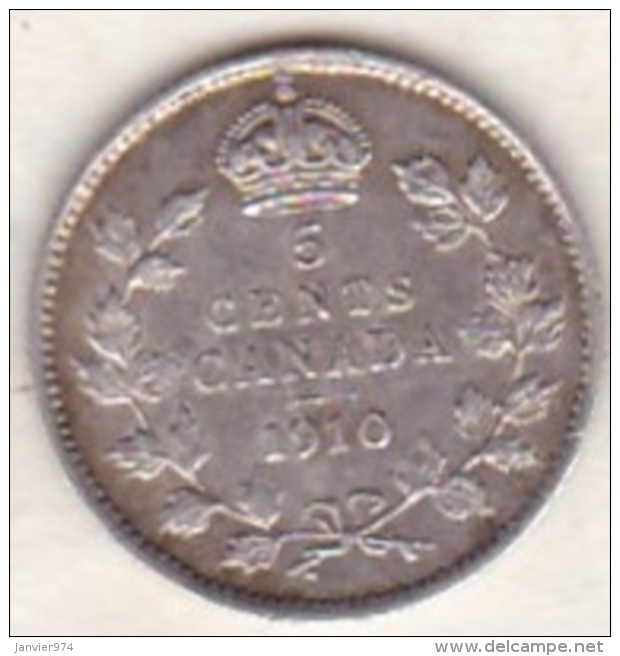 CANADA . 5 Cents 1910 . Edward VI. Argent . - Canada