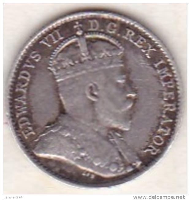 CANADA . 5 Cents 1910 . Edward VI. Argent . - Canada