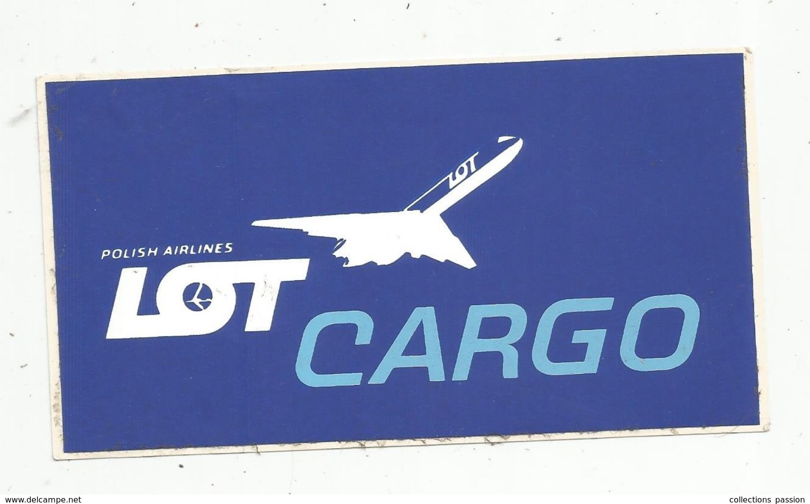 Autocollant , AVIATION & ESPACE , Pologne , POLISH AIRLINES , LOT CARGO - Autocollants