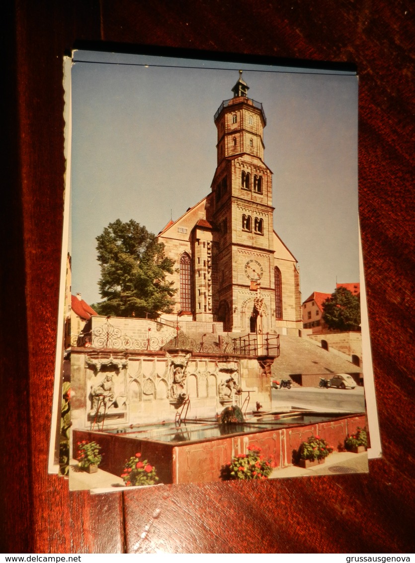 15758) DEUTSCHLAND SCHWABISCH HALL St. MICHAELSKIRCHE NON VIAGGIATA - Schwaebisch Hall