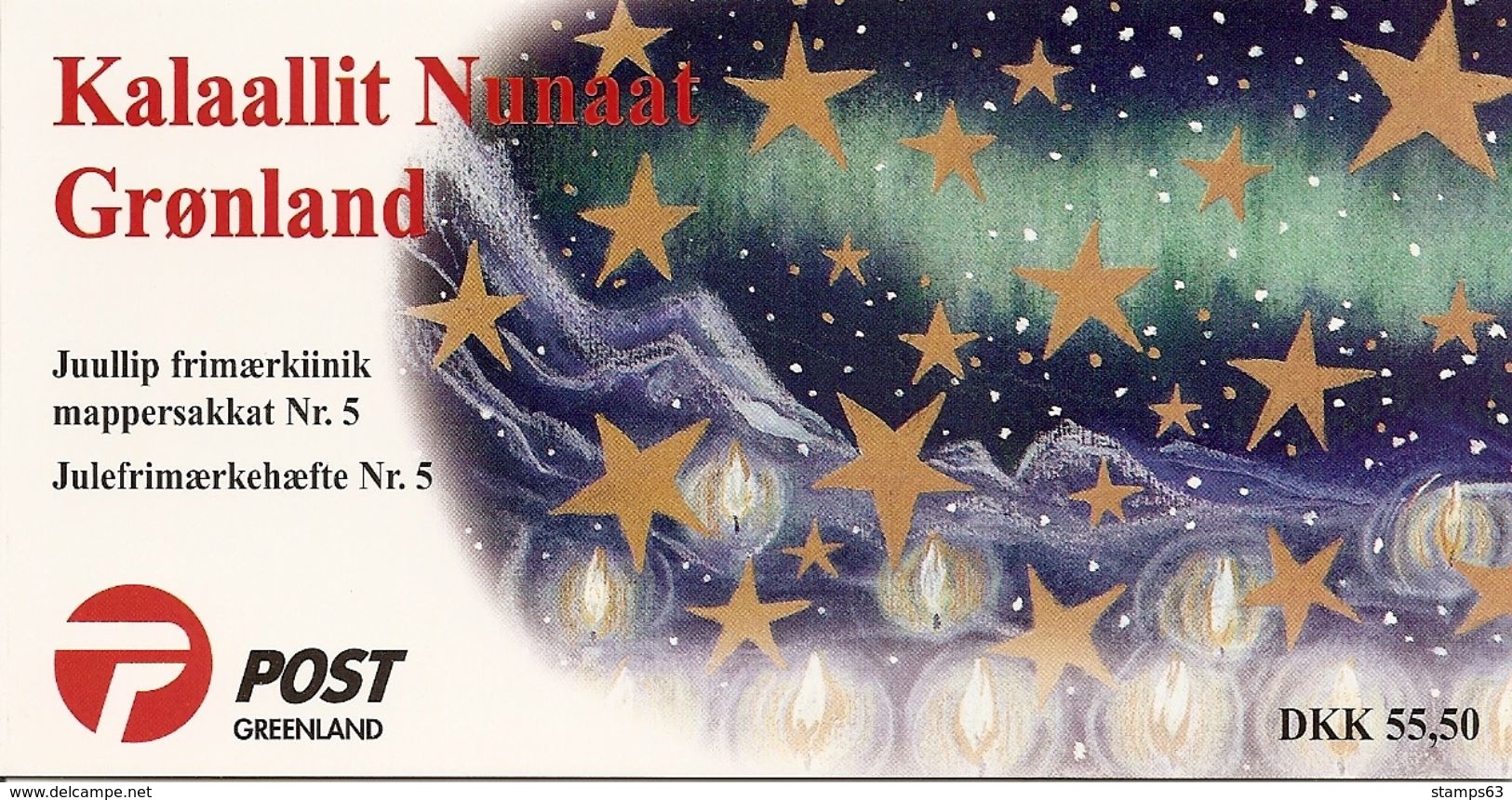 GREENLAND, Booklet 13, 2000, Christmas - Postzegelboekjes