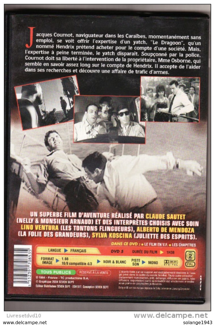 DVD L ARME A GAUCHE Lino Ventura Etat: TTB Port 110 Gr Ou 30gr - Politie & Thriller