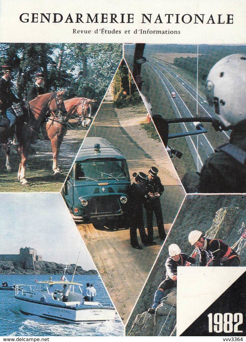 GENDARMERIE NATIONALE: Lot De 4 Calendriers Petit Format 1982 à 1985 - Petit Format : 1981-90