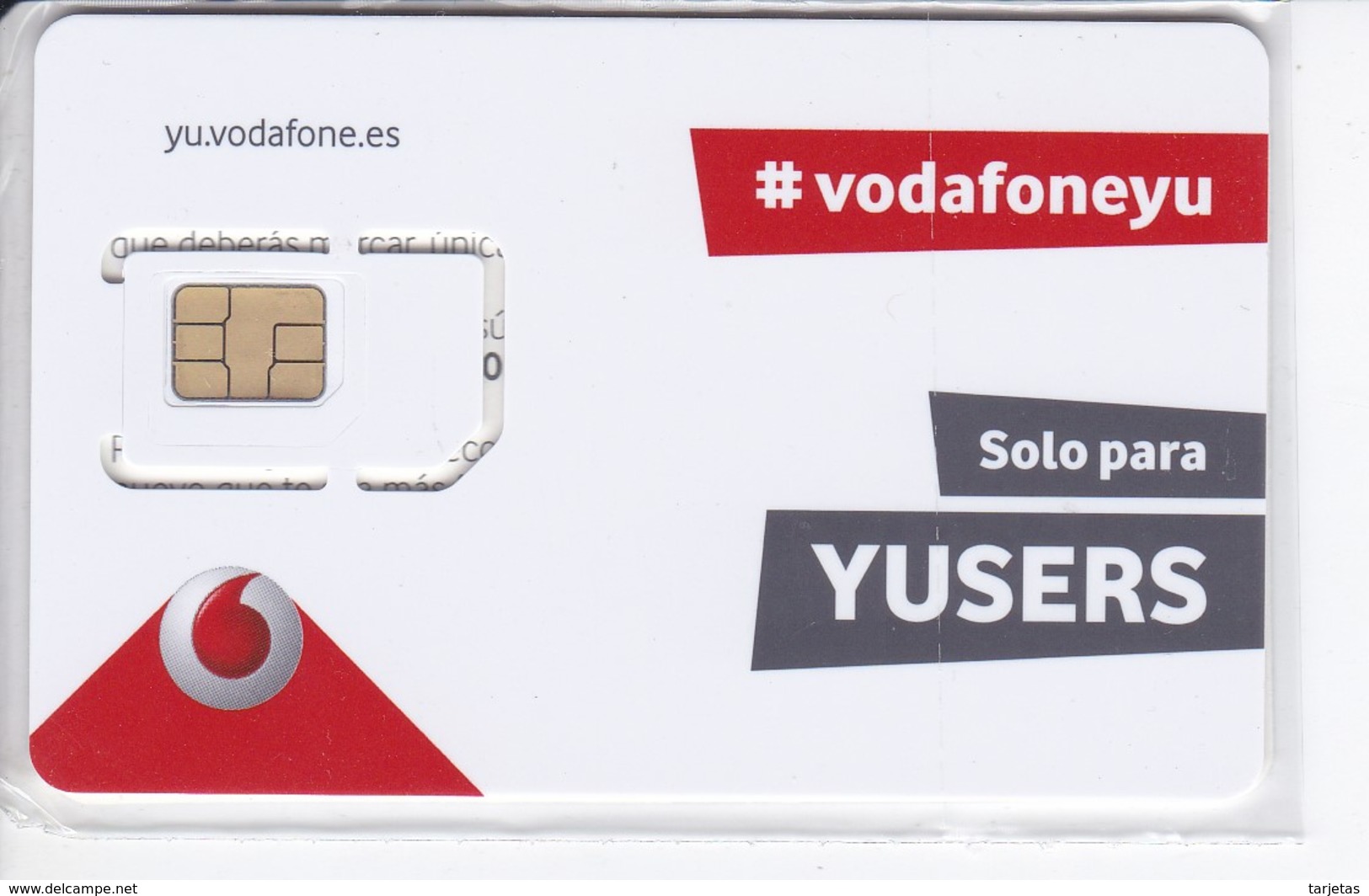 TARJETA DE ESPAÑA DE GSM-MINT  DE VODAFONE  YUSERS (NUEVA-MINT EN BLISTER) - Vodafone