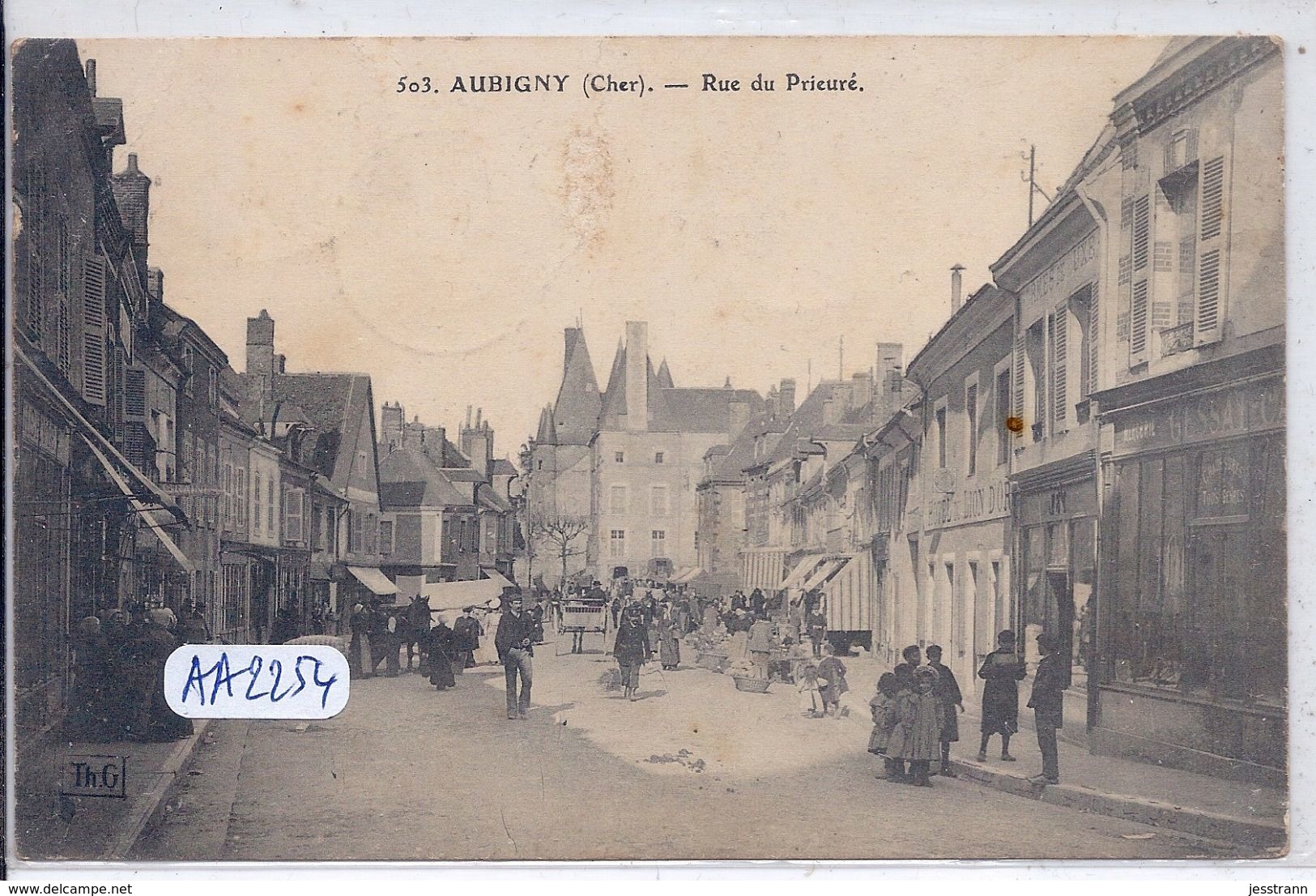 AUBIGNY- RUE DU PRIEURE - Aubigny Sur Nere