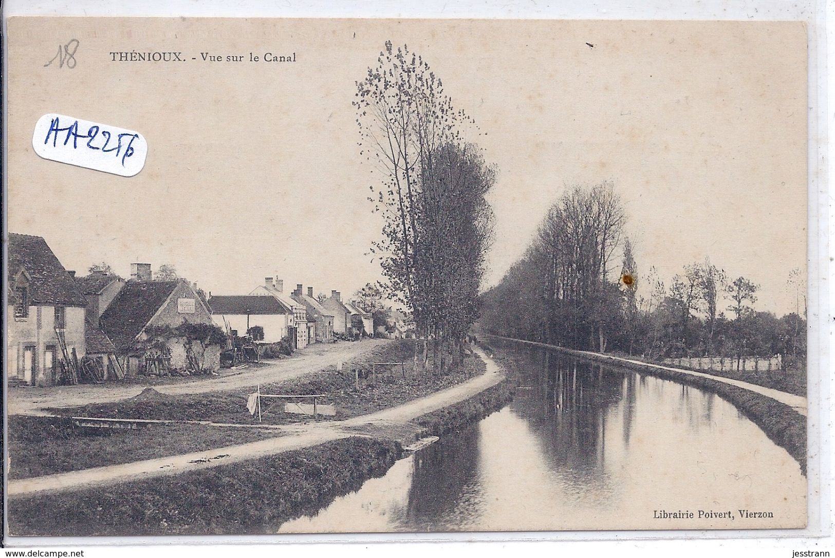 THENIOUX- VUE SUR LE CANAL - Andere & Zonder Classificatie