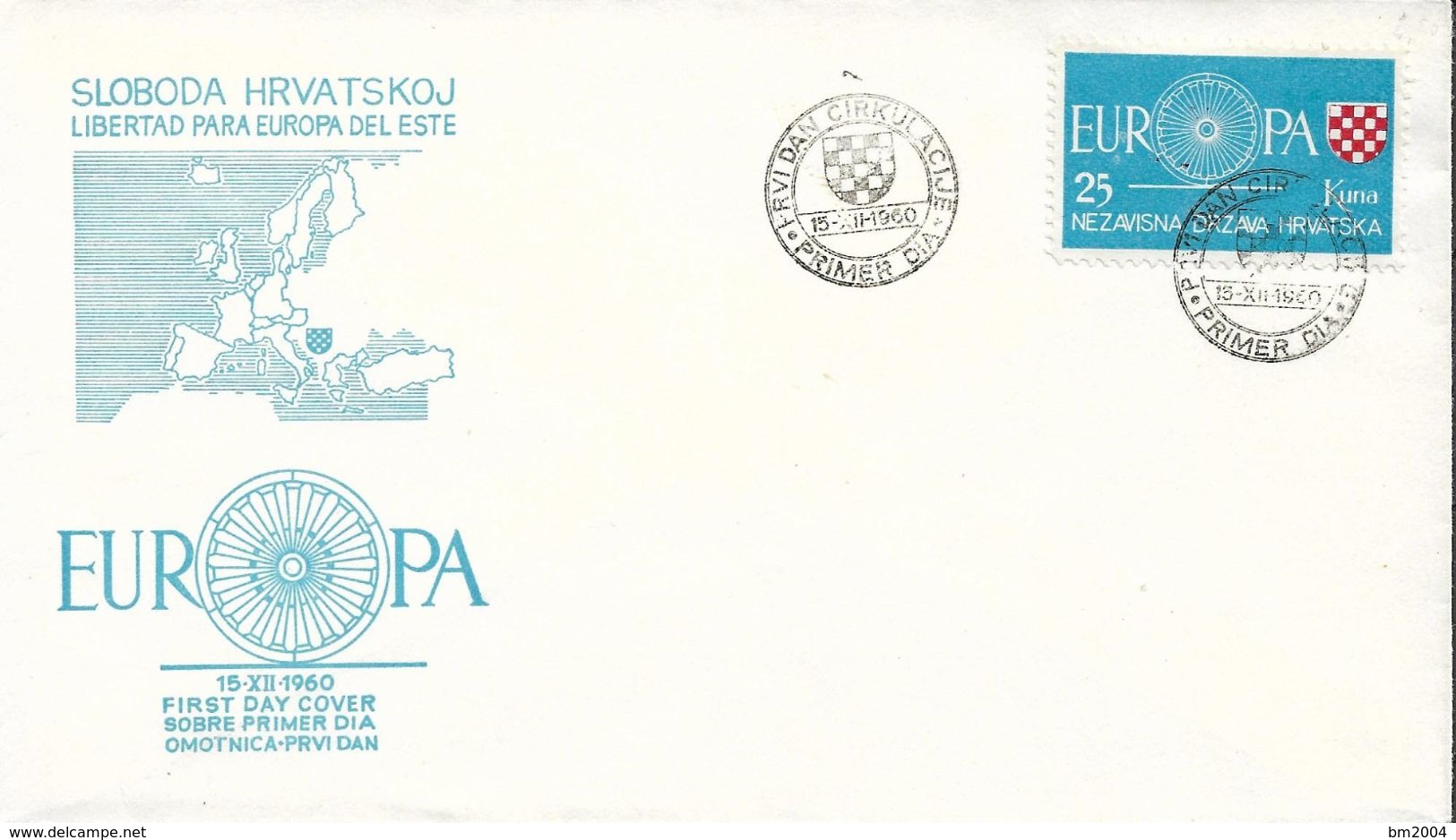 1960 Kroatien Livertad Para EUROPA Del Este - 1960