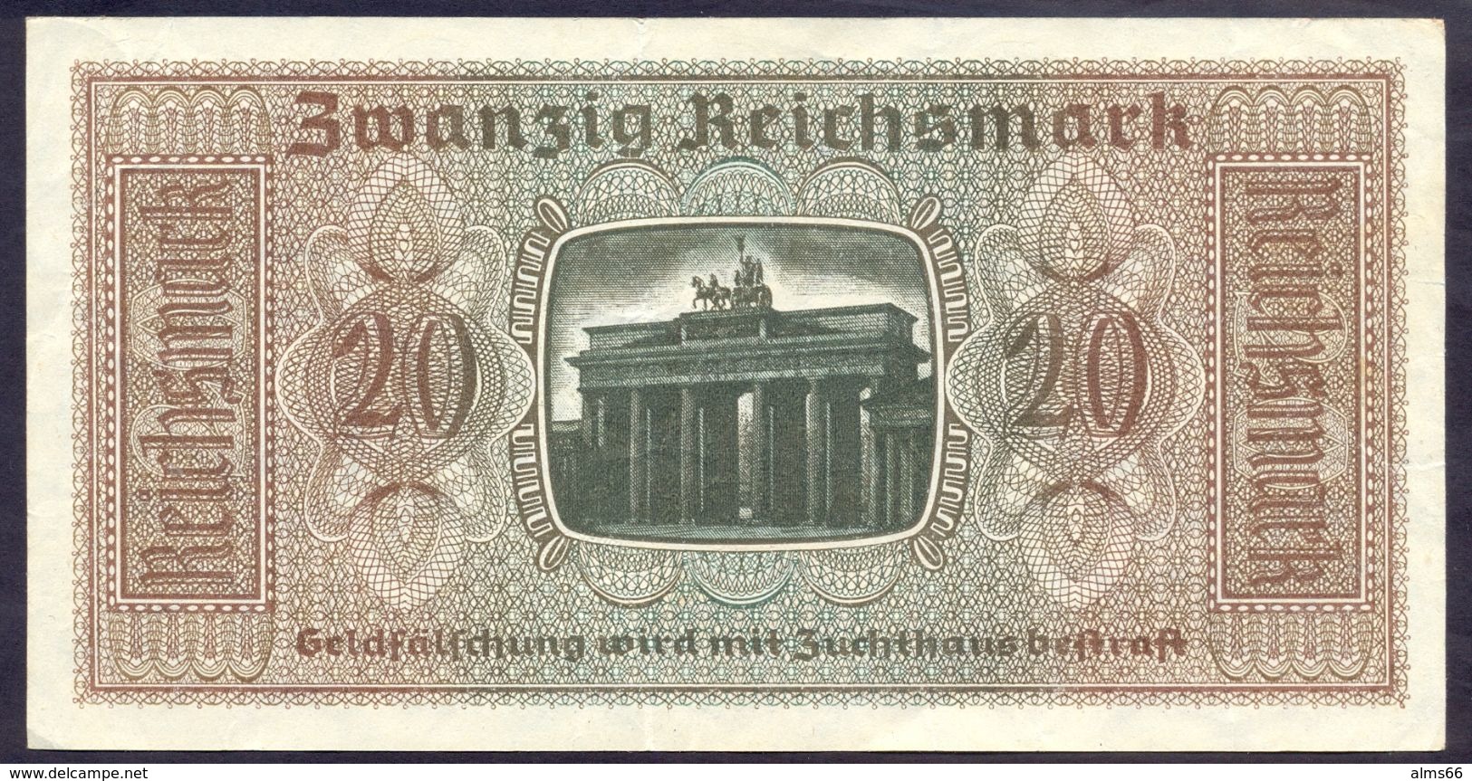 Germany Lithuania Latvia Estonia - 20 Reichsmark 1941 - 1945 XF   # P- R139 - WW2