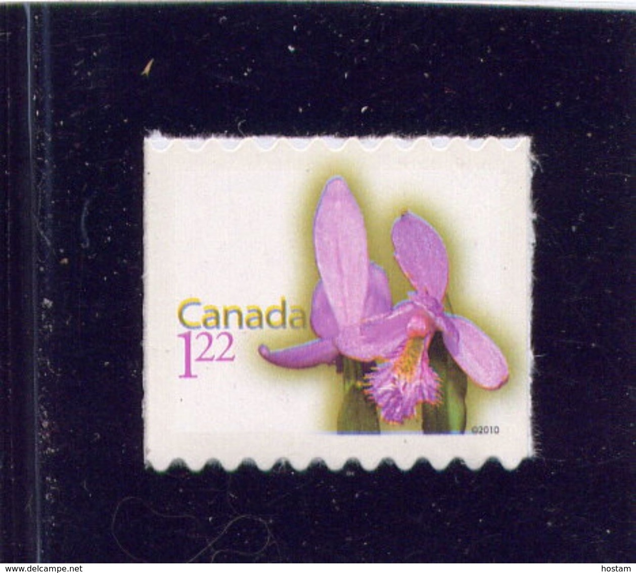 CANADA  2010, # 2363, ROSE POGONIA. Single From Booklet - Single Stamps