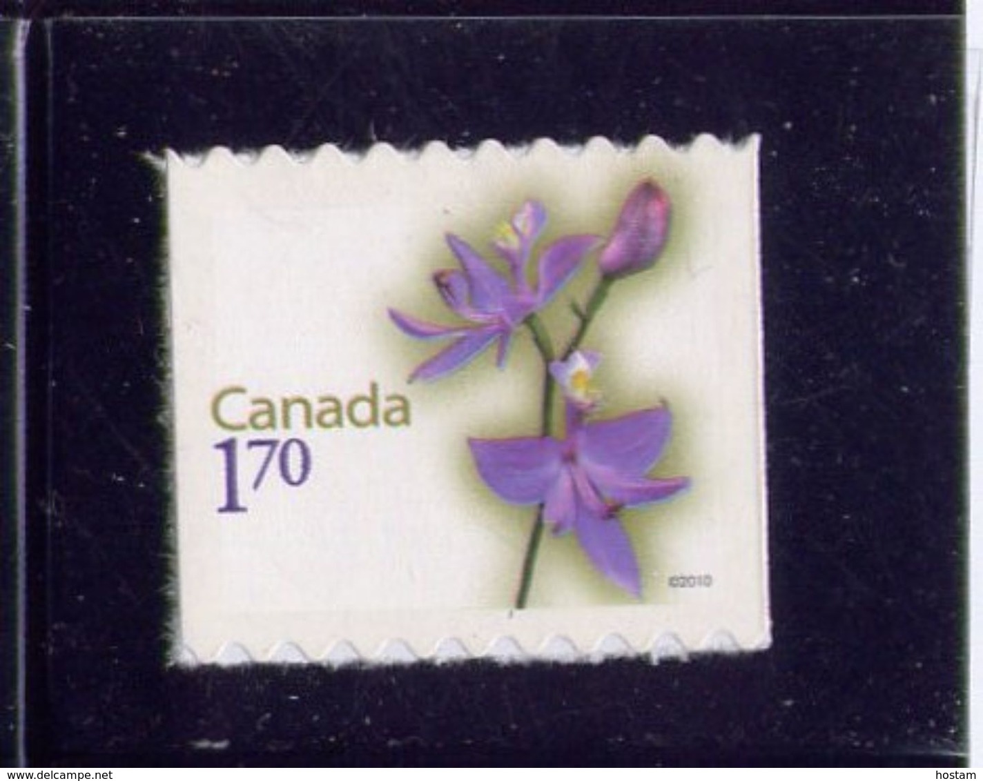 CANADA, 2010, # 2364,  GRASS PINK, $1.70 Stamp - Single Stamps