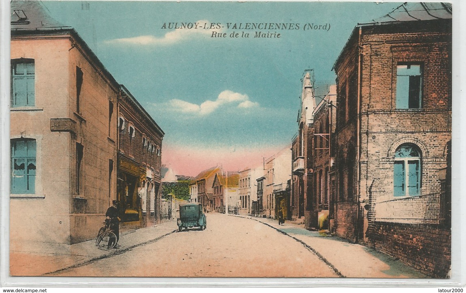 AULNOY LES VALENCIENNES RUE DE LA MAIRIE - Autres & Non Classés