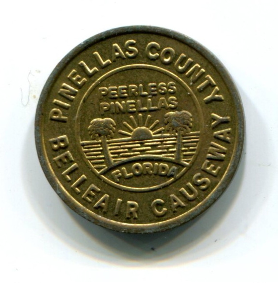 Pinellas County Transit Token - Monetary/Of Necessity