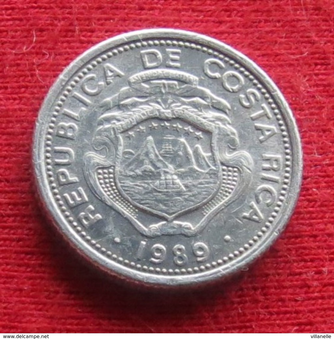 Costa Rica 25 Centimos 1989 KM# 188.3 - Costa Rica