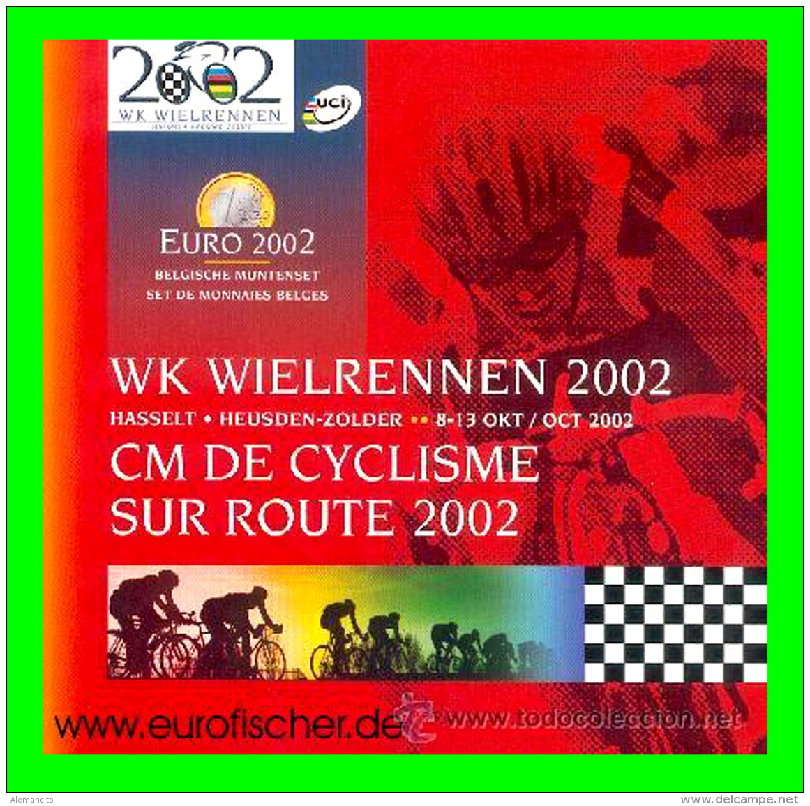 CARTERA BELGICA 2002 - CYCLISME SUR ROUTE 2002 - Belgium